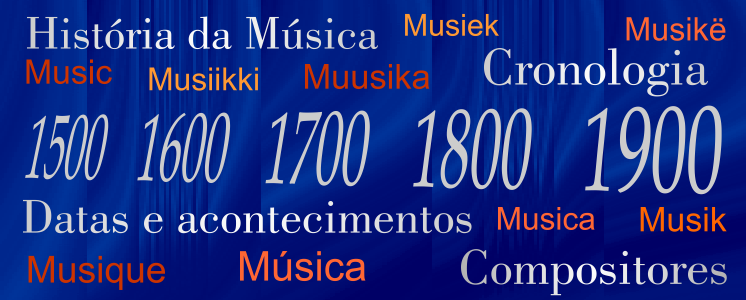 historia musica classica cronologia
