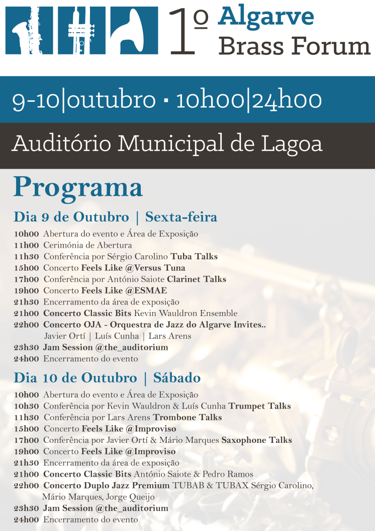 Algarve Brass Forum programa 2015