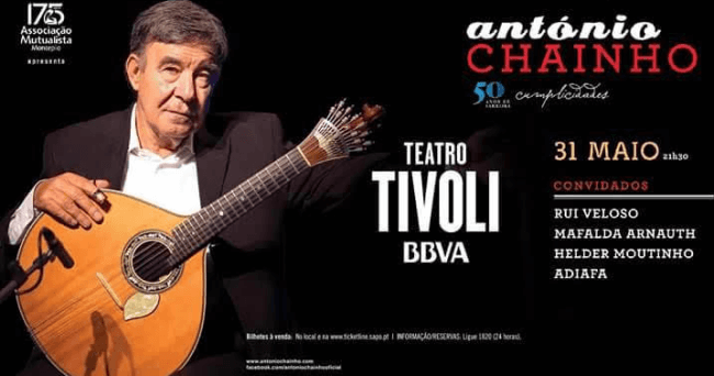 antonio chainho convidados tivoli