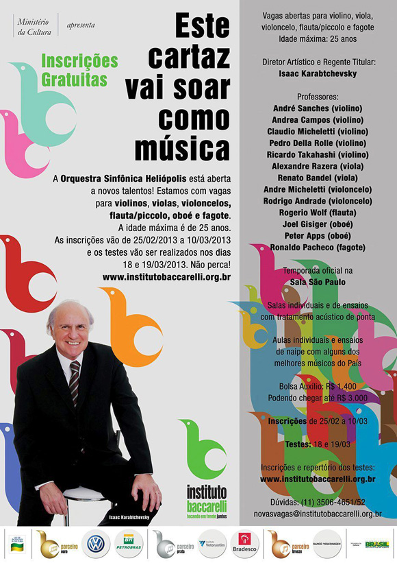 Cartaz Selecao Talentos