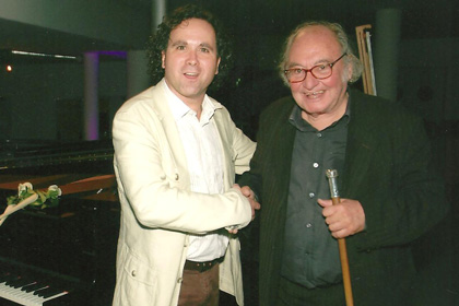 Samuel Santos com Vitorino de Almeida