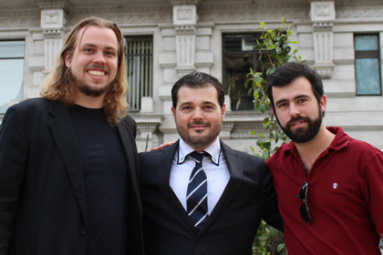 Daniel Bondaczuk, Marco Brescia e Tiago Hora (artway)