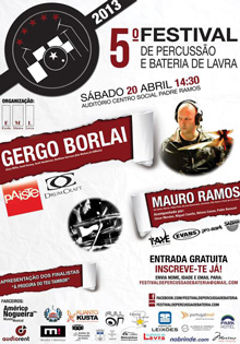 Festival de Percussao e Bateria de Lavra, 5a Edição