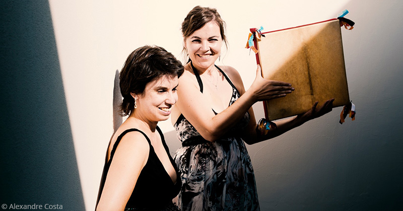A soprano Ana Maria Pinto, a pianista Joana Resende