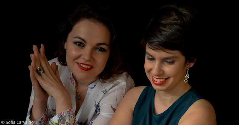 A soprano Ana Maria Pinto, a pianista Joana Resende