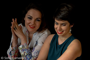A soprano Ana Maria Pinto, a pianista Joana Resende