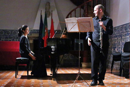 Diana Botelho Vieira, recital com o oboista Joel Vaz no Museu Verdades de Faria