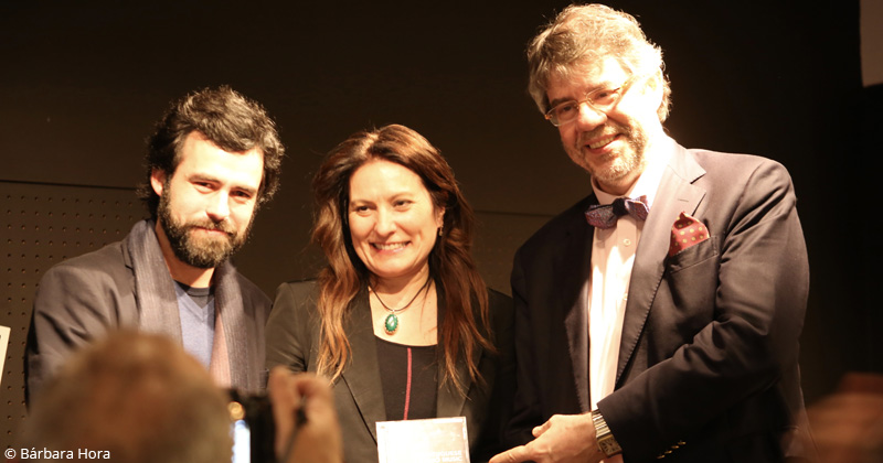 Tiago Hora, Sofia Lourenço e Rui Vieira Nery em FNAC Chiado