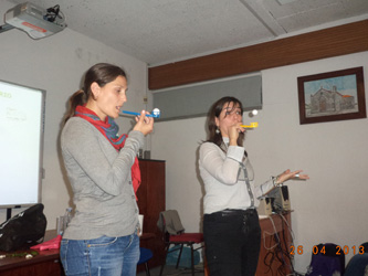 Filipa Lã (Flow Ball demonstration)