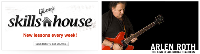 Lições exclusivas em Gibson.com