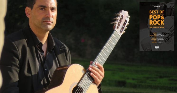 Livro de João Fuss: The Best of Pop Rock for Classical Guitar