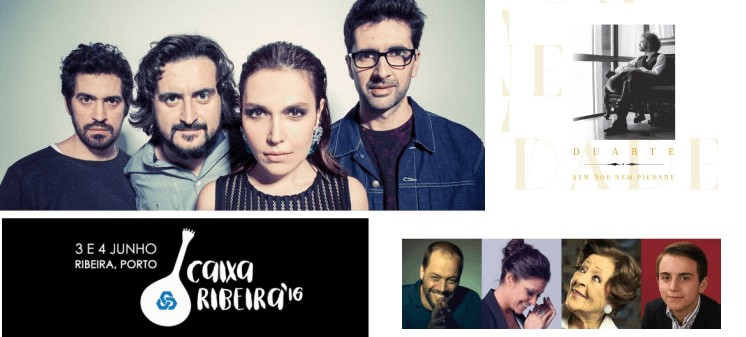 Caixa Ribeira, Deolinda e o novo disco de Duarte são notícia